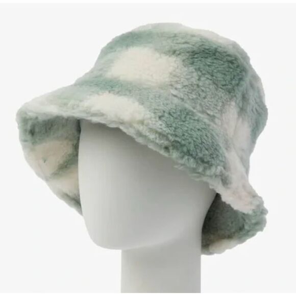 Accessories - NWT Stand Studio Wera Bucket Hat in Mint/Off White - Sz Small